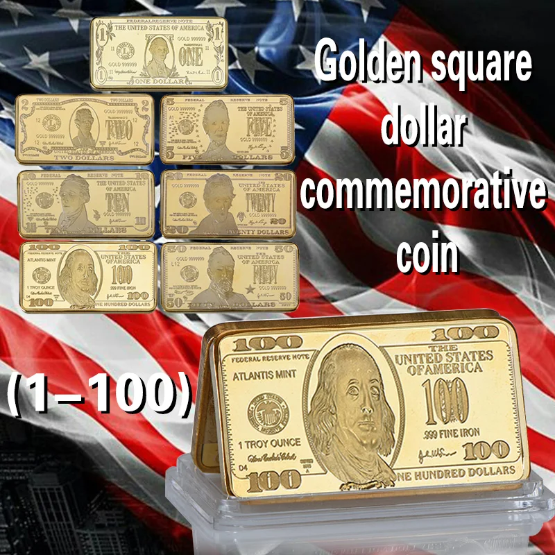 WR American One Million Money 24K Gold Banknote 999.9 Gold Plated Bar Metal Crafts with Plastic Capsule Collection Coin
WR American One Million Money 24K Gold Banknote 999.9 Gold Plated Bar Metal Crafts with Plastic Capsule Collection Coin