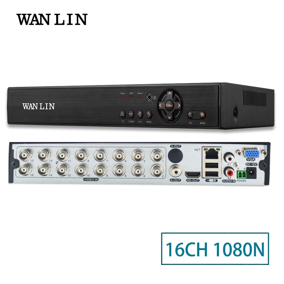 WANLIN 5in1 16CH CCTV 1080N XVR DVR NVR Hybrid Digital Video Recorder P2P Cloud Support 1080P CVBS TVI CVI IP AHD Camera Onvif
WANLIN 5in1 16CH CCTV 1080N XVR DVR NVR Hybrid Digital Video Recorder P2P Cloud Support 1080P CVBS TVI CVI IP AHD Camera Onvif