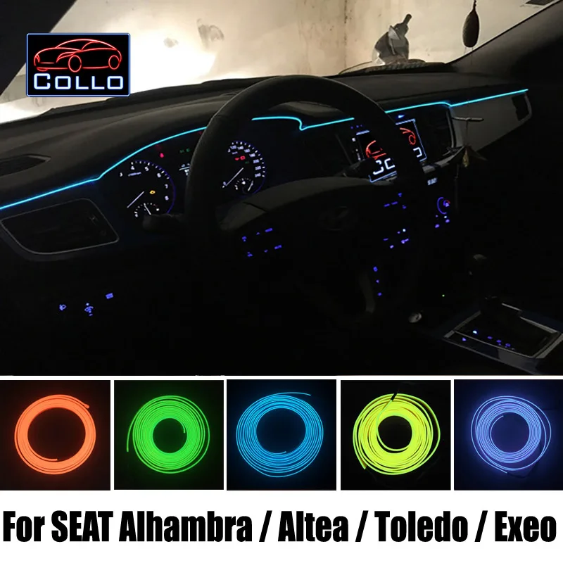 9 Meter A Set EL Wire / For SEAT Alhambra / Altea 4 XL / Toledo / Exeo / Car Flexible Neon Cold Light / Console Decorative Strip
9 Meter A Set EL Wire / For SEAT Alhambra / Altea 4 XL / Toledo / Exeo / Car Flexible Neon Cold Light / Console Decorative Strip