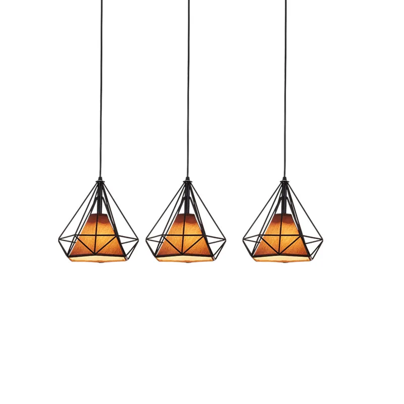 North Eupore Simple Diamond Suspension Pendant Lamp