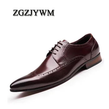 ZGZJYWM New Fashion Comfortable Black/Red Genuine Leather Lace-Up Carved Pointed Toe Flat Man Casual Classic Gentleman Shoes
ZGZJYWM New Fashion Comfortable Black/Red Genuine Leather Lace-Up Carved Pointed Toe Flat Man Casual Classic Gentleman Shoes