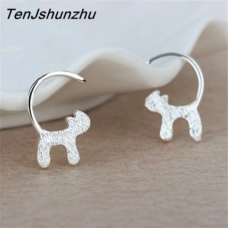100% 925 Sterling Silver Cut Cat Stud Earrings for Women Party Gift Brincos Hypoallergenic Sterling-silver-jewelry
100% 925 Sterling Silver Cut Cat Stud Earrings for Women Party Gift Brincos Hypoallergenic Sterling-silver-jewelry