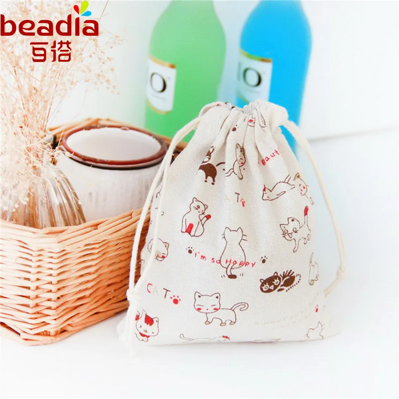Supper Lovely Handwork Small Cat Pttern Linen Beam Mouth Drawstring Storage Bag For Send Friend Tea Gift Package Supplies 1 pcs
Supper Lovely Handwork Small Cat Pttern Linen Beam Mouth Drawstring Storage Bag For Send Friend Tea Gift Package Supplies 1 pcs