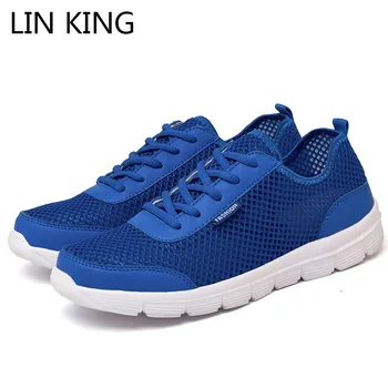 LIN KING Spring Autumn Unisex Casual Shoes Comfortable Air Mesh Men Lightweight Sneakers Anti Skid Single Shoes Plus Size 35-46
LIN KING Spring Autumn Unisex Casual Shoes Comfortable Air Mesh Men Lightweight Sneakers Anti Skid Single Shoes Plus Size 35-46