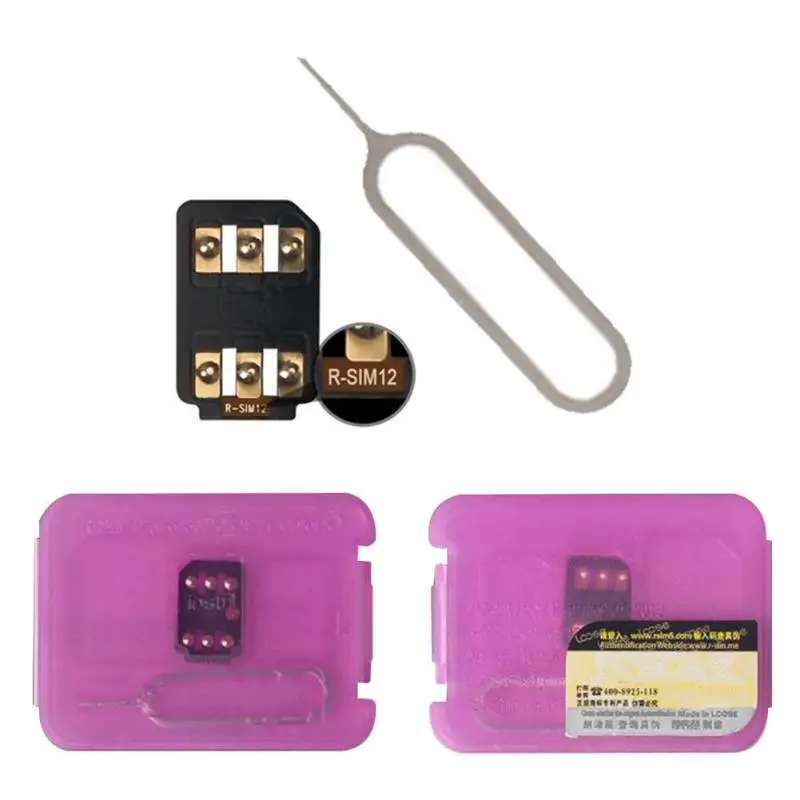 Professional RSIM 12 + R-SIM Nano Unlock Card For iPhone X / 8 / 7 / 6 /6S 4G LTE ios 10 11
Professional RSIM 12 + R-SIM Nano Unlock Card For iPhone X / 8 / 7 / 6 /6S 4G LTE ios 10 11