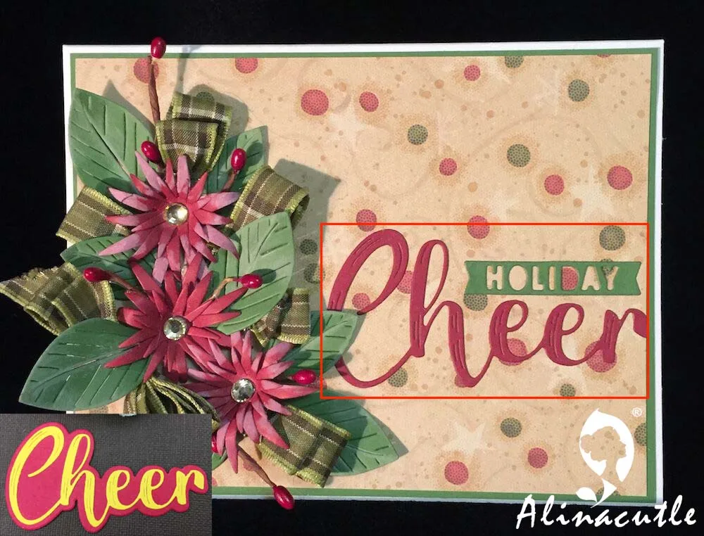 Металлические Вырубные штампы вырезанные AlinaCraft тени контур алфавит слова Cheer DIY