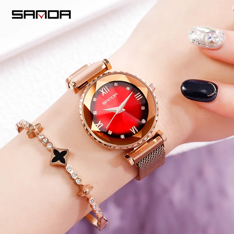 Luxury Watches Womens Female Watch Clock Magnet Clasp Design Ladies Watch Milan Strap Waterproof Gift Elegant Watches For Women
Luxury Watches Womens Female Watch Clock Magnet Clasp Design Ladies Watch Milan Strap Waterproof Gift Elegant Watches For Women