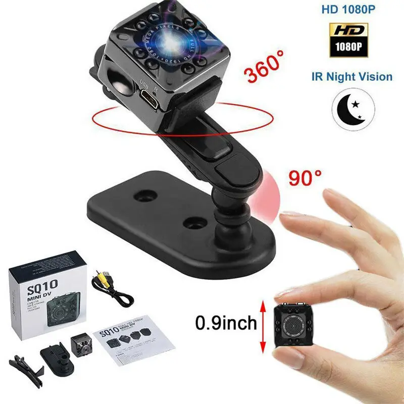 HYUCHON Mini SQ10 Camera HD 1080P Sports DV Camcorder IR Night Vision/Motion Detection DVR Video Recorder Small cam
HYUCHON Mini SQ10 Camera HD 1080P Sports DV Camcorder IR Night Vision/Motion Detection DVR Video Recorder Small cam