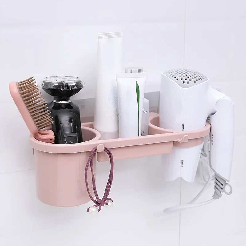 SrDcMbk 1X Blow Dryer Holder Adhesive Storage Cup Bathroom Washroom Wall Mounted Hair Organizer Comb Toothbrush Toothpaste Shelf
SrDcMbk 1X Blow Dryer Holder Adhesive Storage Cup Bathroom Washroom Wall Mounted Hair Organizer Comb Toothbrush Toothpaste Shelf