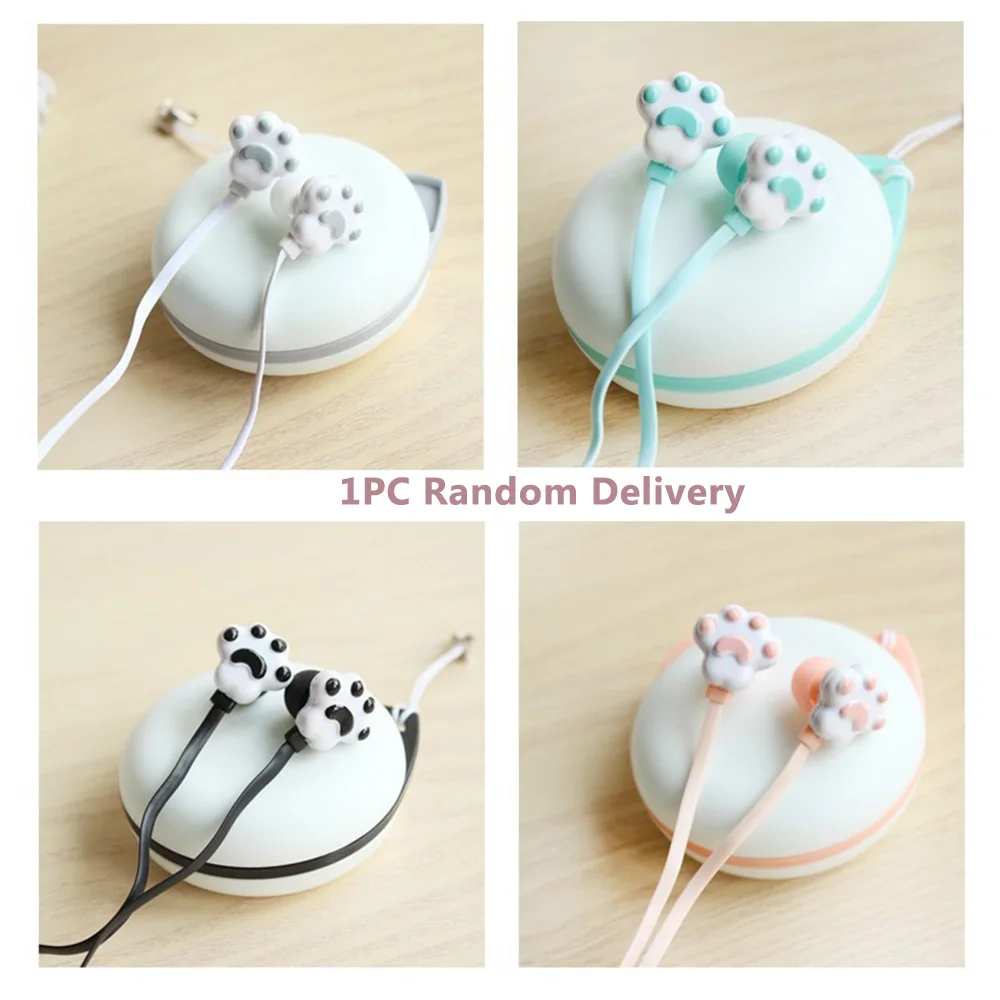 Cartoon Headphones Portable Creative kitten claw headphone cute girls Earphones with beautiful storage box For Student Earbuds
Cartoon Headphones Portable Creative kitten claw headphone cute girls Earphones with beautiful storage box For Student Earbuds