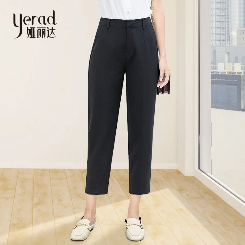 YERAD Women Summer Suit Pants Harem Pants Plus Size Casual Loose Pants Office Lady Work Ankle Length Trousers
YERAD Women Summer Suit Pants Harem Pants Plus Size Casual Loose Pants Office Lady Work Ankle Length Trousers