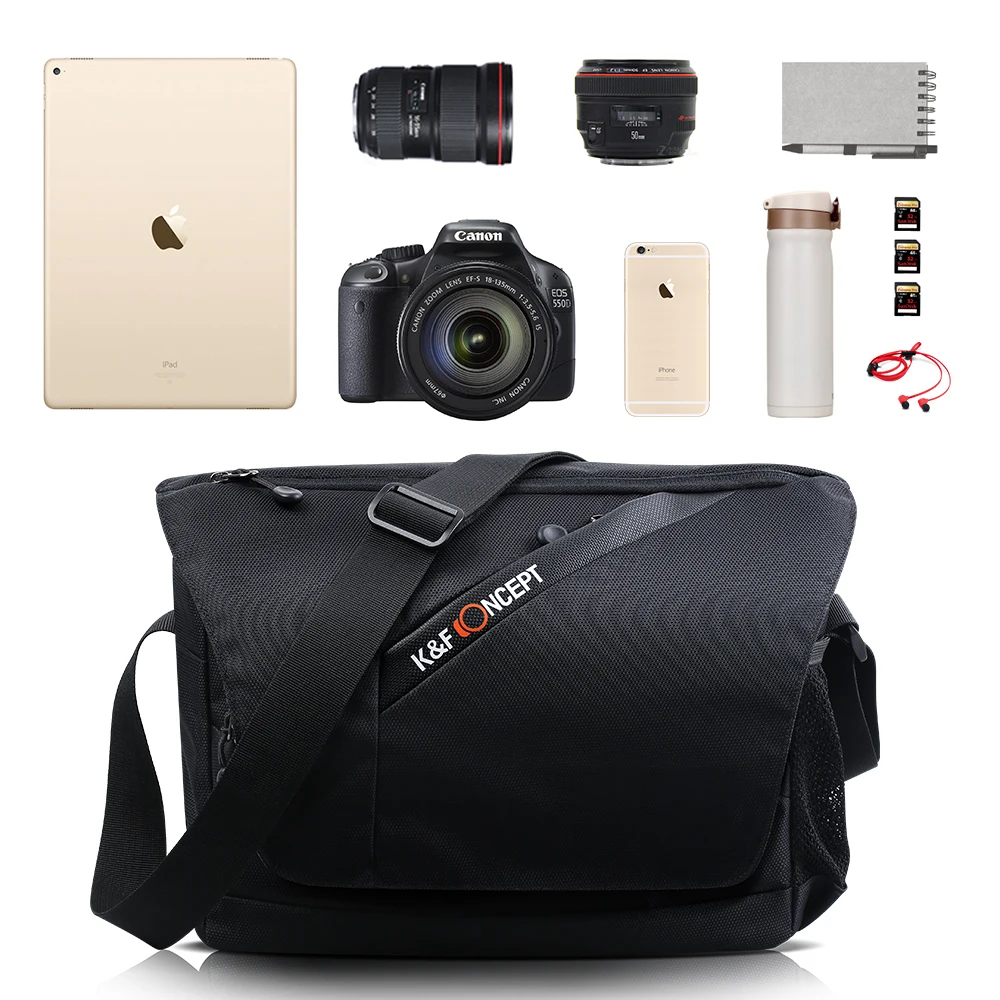 K&F CONCEPT Professional Black 840D Nylon Camera Shoulder Bag Waterproof DSLR SLR Bag handbag For Nikon Canon Sony
K&F CONCEPT Professional Black 840D Nylon Camera Shoulder Bag Waterproof DSLR SLR Bag handbag For Nikon Canon Sony