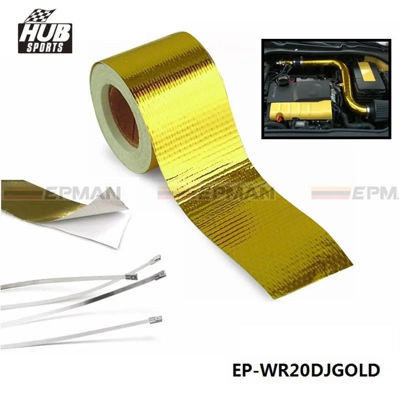 2"x5 Meter Reflect A Gold Performance Heat Protection Tape/Barrier For Toyota corolla HU-WR20DJGOLD
2"x5 Meter Reflect A Gold Performance Heat Protection Tape/Barrier For Toyota corolla HU-WR20DJGOLD