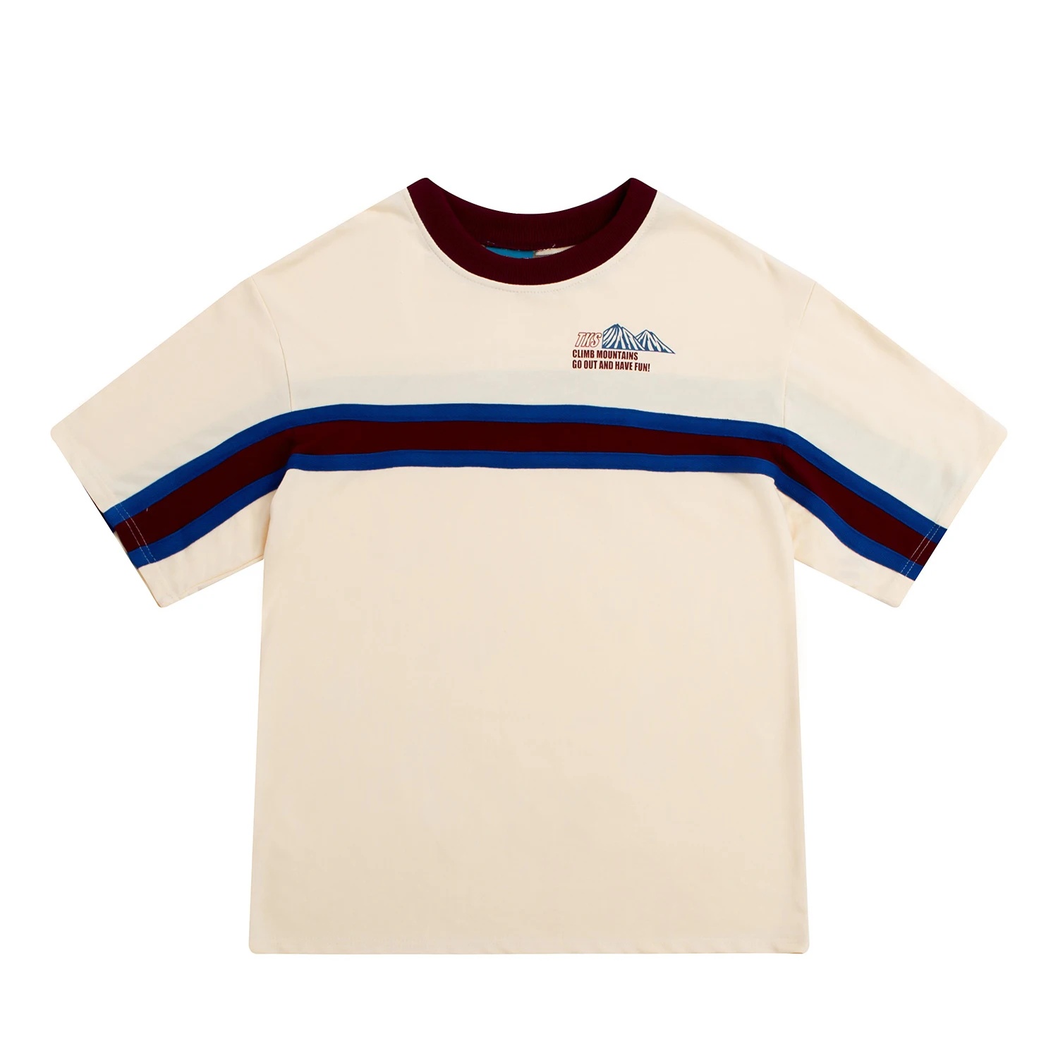 High Quality Women's Crew Collar T-shirt Summer Short Sleeves Beige Tee Shirt Top Color Stitching Loose Fashion Design
High Quality Women's Crew Collar T-shirt Summer Short Sleeves Beige Tee Shirt Top Color Stitching Loose Fashion Design