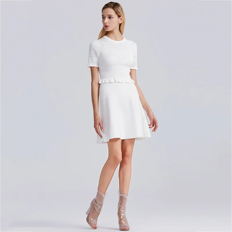 Sexy openwork decoration Black Summer Sweater dress Long style pullover Thin sweater Female pure White dirndl Sweater Dress
Sexy openwork decoration Black Summer Sweater dress Long style pullover Thin sweater Female pure White dirndl Sweater Dress