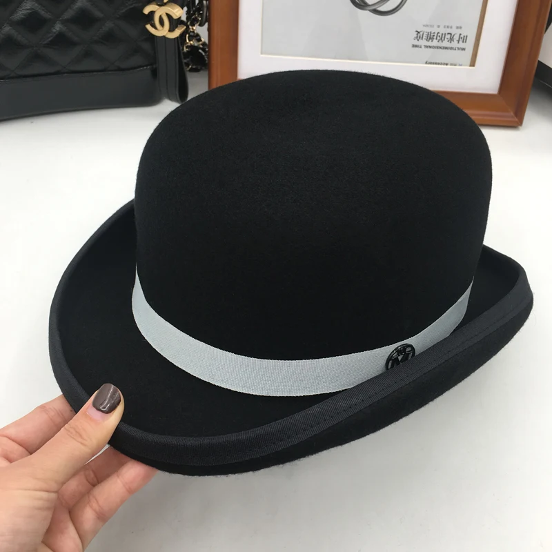 About new winter dome wool stiff wind restoring ancient ways men and women in England homburg M hat
About new winter dome wool stiff wind restoring ancient ways men and women in England homburg M hat