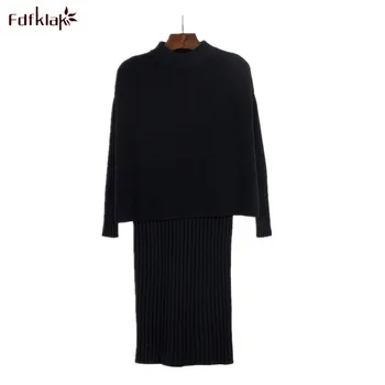 Fdfklak New Two Pieces Set Spring Autumn Knit Wool Women's Sets Loose Sweater Tops+Bottom Skirt Plus Size Women Clothing 3XL
Fdfklak New Two Pieces Set Spring Autumn Knit Wool Women's Sets Loose Sweater Tops+Bottom Skirt Plus Size Women Clothing 3XL