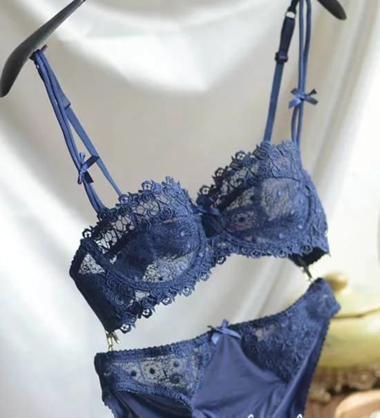 Sexy Transparent Lace Bra Set Women'S Underwear For Women Bra Set Floral 3/4 Cup Ultra-Thin Large Bra Suit 70-95 A B C D
Sexy Transparent Lace Bra Set Women'S Underwear For Women Bra Set Floral 3/4 Cup Ultra-Thin Large Bra Suit 70-95 A B C D