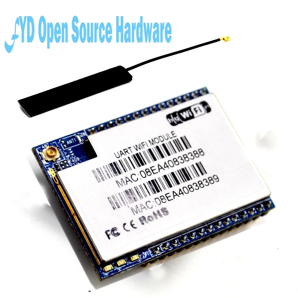 

1pcs HLK-RM04 RM04 Uart Serial Port to Ethernet WIFI Wi-Fi Wireless Network Converting Module With PCB Antenna