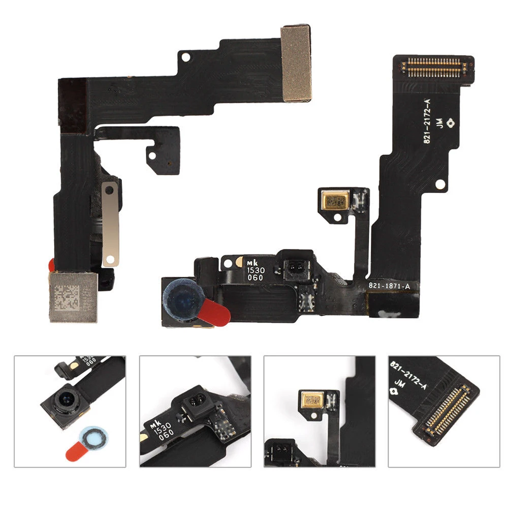 Front Facing Camera Proximity Light Sensor Flex Microphone Ribbon Cable Replacement Parts for iPhone 6 6 Plus 6s 6s Plus
Front Facing Camera Proximity Light Sensor Flex Microphone Ribbon Cable Replacement Parts for iPhone 6 6 Plus 6s 6s Plus