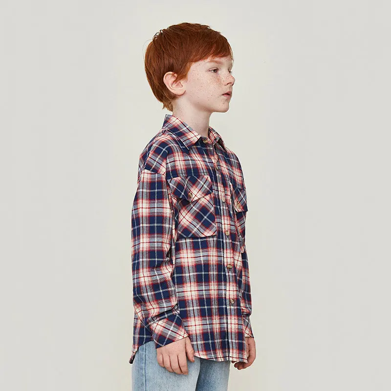 New Spring Boy Long Sleeve Shirt Cotton Printing Star Shirt Street Hip Hop Kid Shirt Girl Plaid Shirt With Pocket Kid Warm Tops
New Spring Boy Long Sleeve Shirt Cotton Printing Star Shirt Street Hip Hop Kid Shirt Girl Plaid Shirt With Pocket Kid Warm Tops
