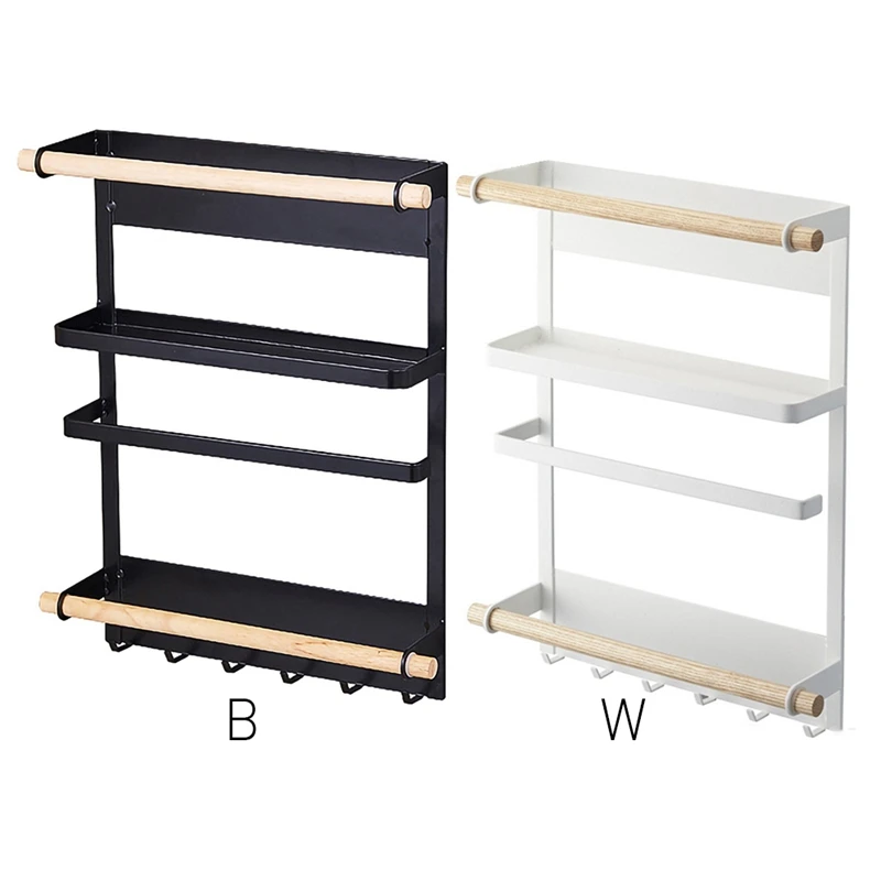 Fridge Magnetic Organizer Paper Towel Holder Rustproof Spice Jars Rack Multi Use Refrigerator Side Shelf
Fridge Magnetic Organizer Paper Towel Holder Rustproof Spice Jars Rack Multi Use Refrigerator Side Shelf