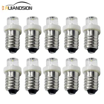 10pcs High quality 6.3v Concave E10 led indicator lights 12V E10 6v led signal lamp LED E10 led bulbs 3v e10 Pilot lamps White
10pcs High quality 6.3v Concave E10 led indicator lights 12V E10 6v led signal lamp LED E10 led bulbs 3v e10 Pilot lamps White