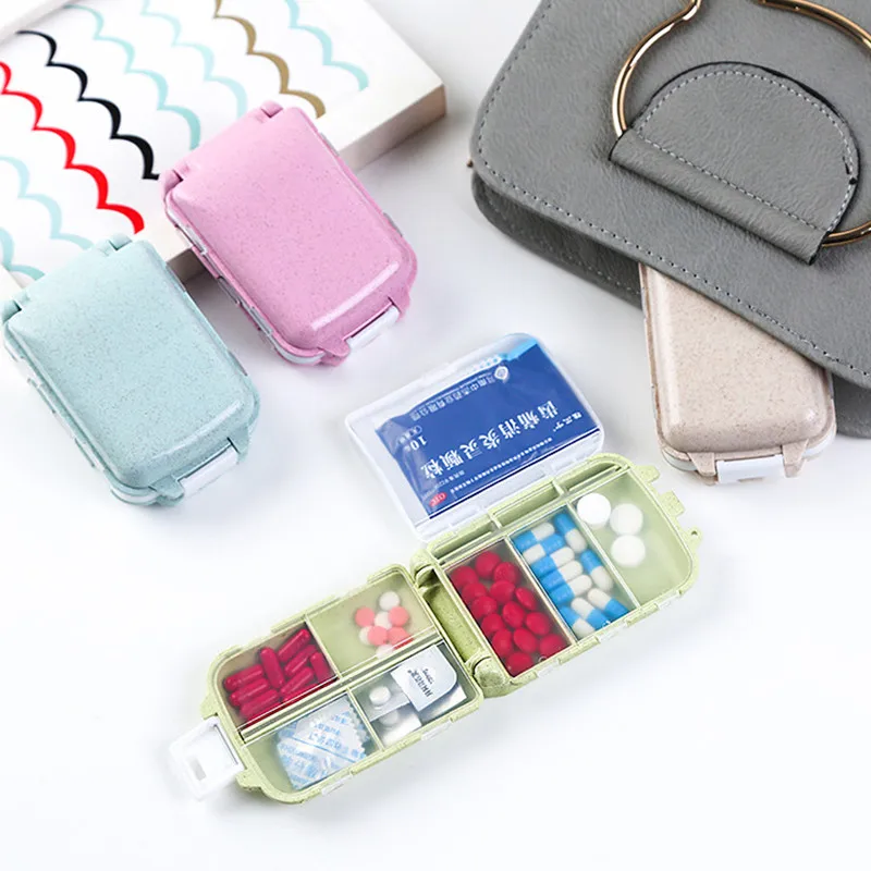 ILFML 7 Grids Wheat Straw Pill Case Tablet Portable Medicine Boxes Pillbox Dispenser Sealing Mini Box Storage Container
ILFML 7 Grids Wheat Straw Pill Case Tablet Portable Medicine Boxes Pillbox Dispenser Sealing Mini Box Storage Container