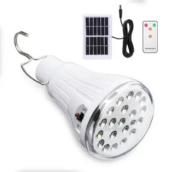Outdoor Camping Lantern Dimmable Remote Control Solar Lamp 20 Led Rechargeable Light Power Portable Led Bulb Solar Panel
Outdoor Camping Lantern Dimmable Remote Control Solar Lamp 20 Led Rechargeable Light Power Portable Led Bulb Solar Panel