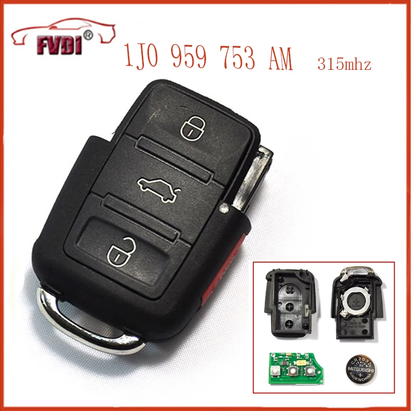 Remote Control 315MHZ 1J0 959 753 AM for VW Remote Key Card Control For 1J0 959753 AM
Remote Control 315MHZ 1J0 959 753 AM for VW Remote Key Card Control For 1J0 959753 AM