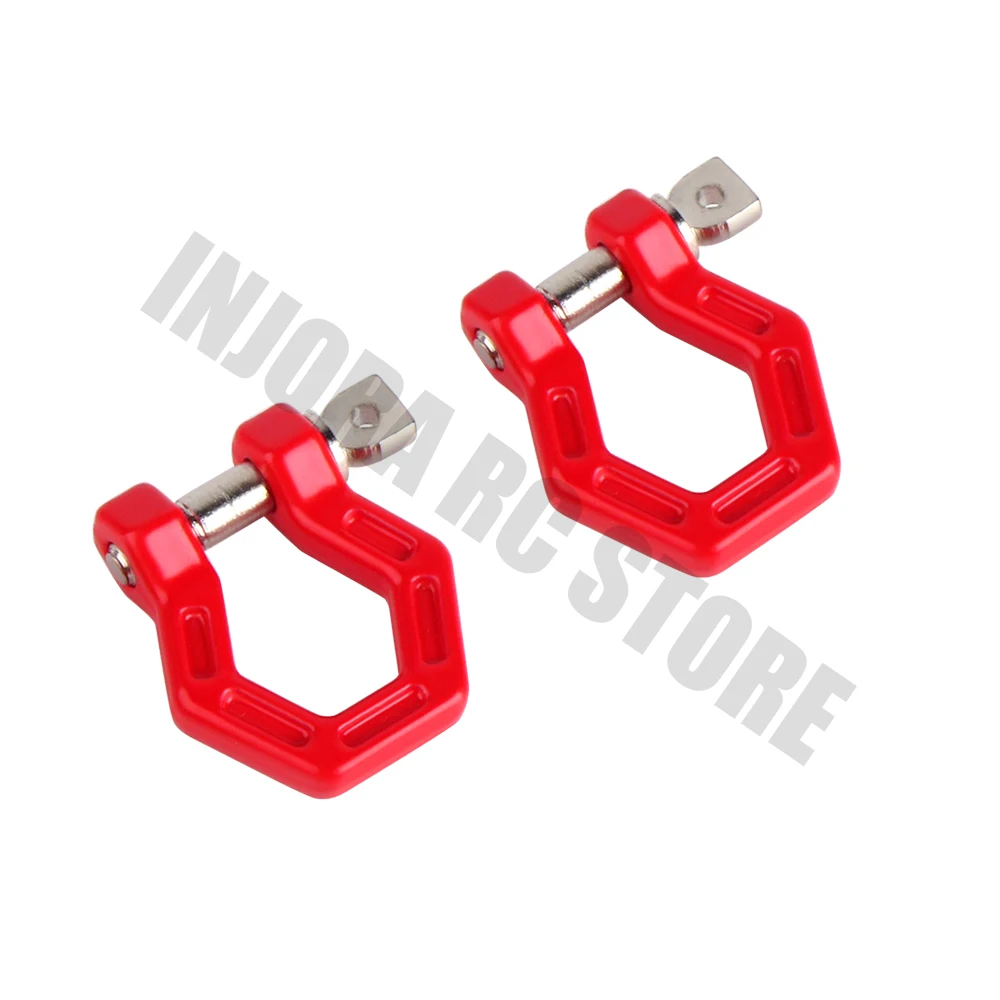 2PCS Metal Red Bumper D-ring Trailer Hook for RC Crawler Car 1/10 Traxxas TRX-4 Axial SCX10 90046 D90
2PCS Metal Red Bumper D-ring Trailer Hook for RC Crawler Car 1/10 Traxxas TRX-4 Axial SCX10 90046 D90