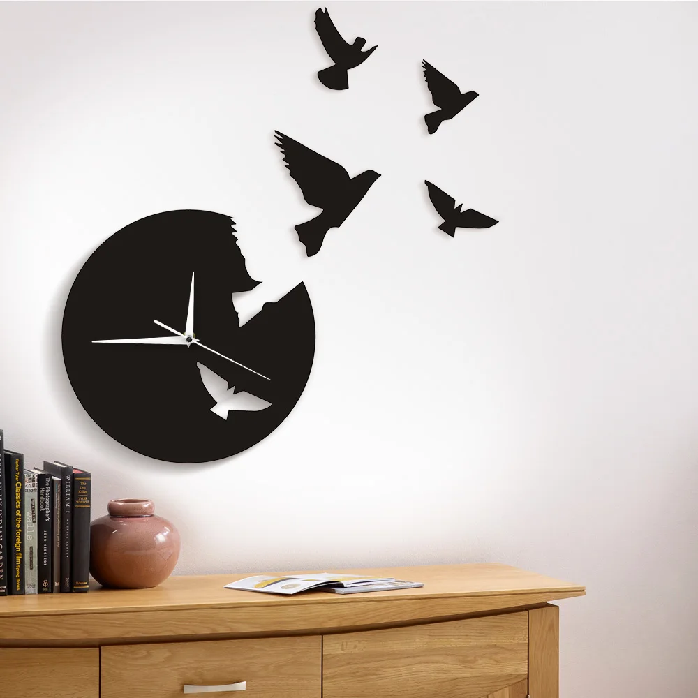 1Piece Flying Birds Wall Clock Flies Animal Wall Clock Modern Design Wall Art Nature Flying Birds Home Decor Animal Clocks Watch
1Piece Flying Birds Wall Clock Flies Animal Wall Clock Modern Design Wall Art Nature Flying Birds Home Decor Animal Clocks Watch