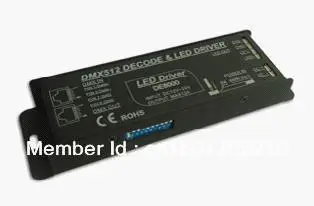 Free shipping DMX512 Decoder & DMX Driver, 3 Channels DMX RGB Controller, 12V / 288W Output PWM <4A/ch DE8000
Free shipping DMX512 Decoder & DMX Driver, 3 Channels DMX RGB Controller, 12V / 288W Output PWM <4A/ch DE8000