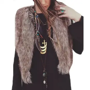 Mooistar #4005 2019 Women Vest Sleeveless Coat Outerwear Long Hair Jacket Waistcoat
Mooistar #4005 2019 Women Vest Sleeveless Coat Outerwear Long Hair Jacket Waistcoat