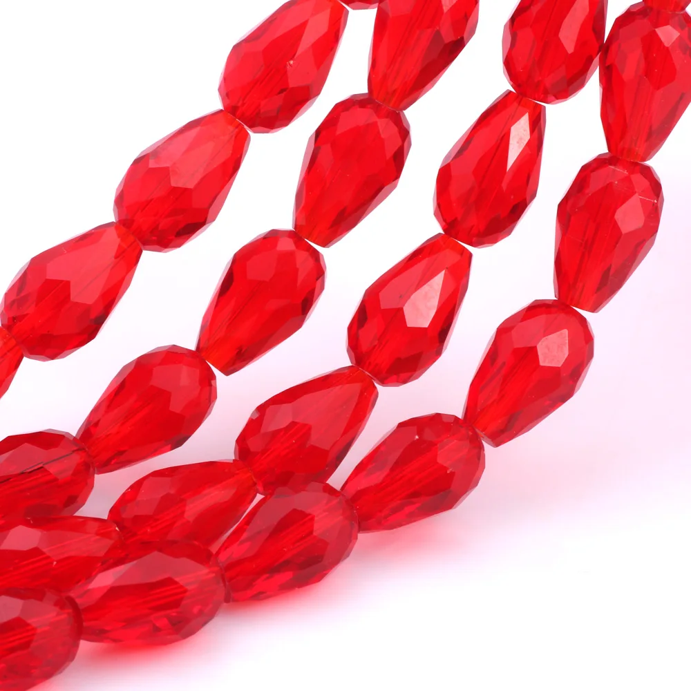 OlingArt 8*11&10*15mm 50pcs Waterdrop Faceted Austrian crystal beads Red color Teardrop glass bead for jewelry making bracelet
OlingArt 8*11&10*15mm 50pcs Waterdrop Faceted Austrian crystal beads Red color Teardrop glass bead for jewelry making bracelet