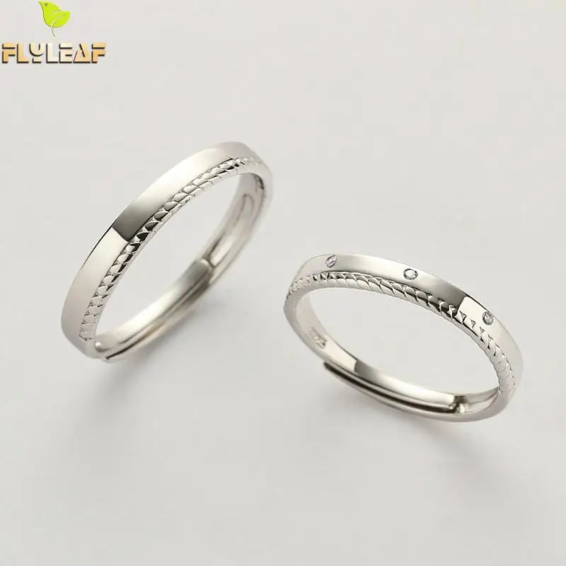 Flyleaf Real 925 Sterling Silver Couple Rings For Women Fine Jewelry Weaving Cubic Zirconia Open Ring Lover's Gift High Quality
Flyleaf Real 925 Sterling Silver Couple Rings For Women Fine Jewelry Weaving Cubic Zirconia Open Ring Lover's Gift High Quality