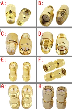 10pcs SMA Female Male to RP-SMA Male Female Straight RF Coaxial Cable Adapter Connector
10pcs SMA Female Male to RP-SMA Male Female Straight RF Coaxial Cable Adapter Connector