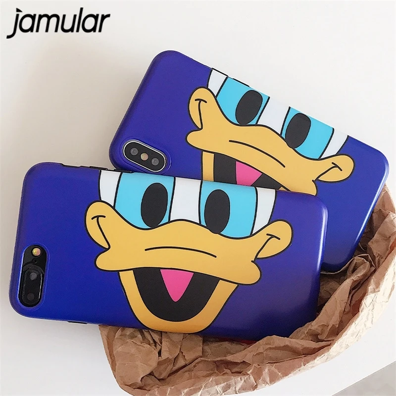 JAMULAR Cartoon Donald Duck Soft Phone cases for iphone 7 8 Plus 6 6S Plus purple Cover For iPhone XS MAX XR X XS Matte Coque
JAMULAR Cartoon Donald Duck Soft Phone cases for iphone 7 8 Plus 6 6S Plus purple Cover For iPhone XS MAX XR X XS Matte Coque