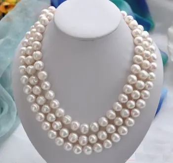 50 inch Huge AAA 11-13MM south sea white baroque pearl necklace 925silver Gold Clasp
50 inch Huge AAA 11-13MM south sea white baroque pearl necklace 925silver Gold Clasp