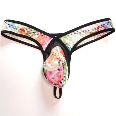 Men's sexy low waist thong T pants transparent openwork mesh pocket lure men slim underwear T
Men's sexy low waist thong T pants transparent openwork mesh pocket lure men slim underwear T
