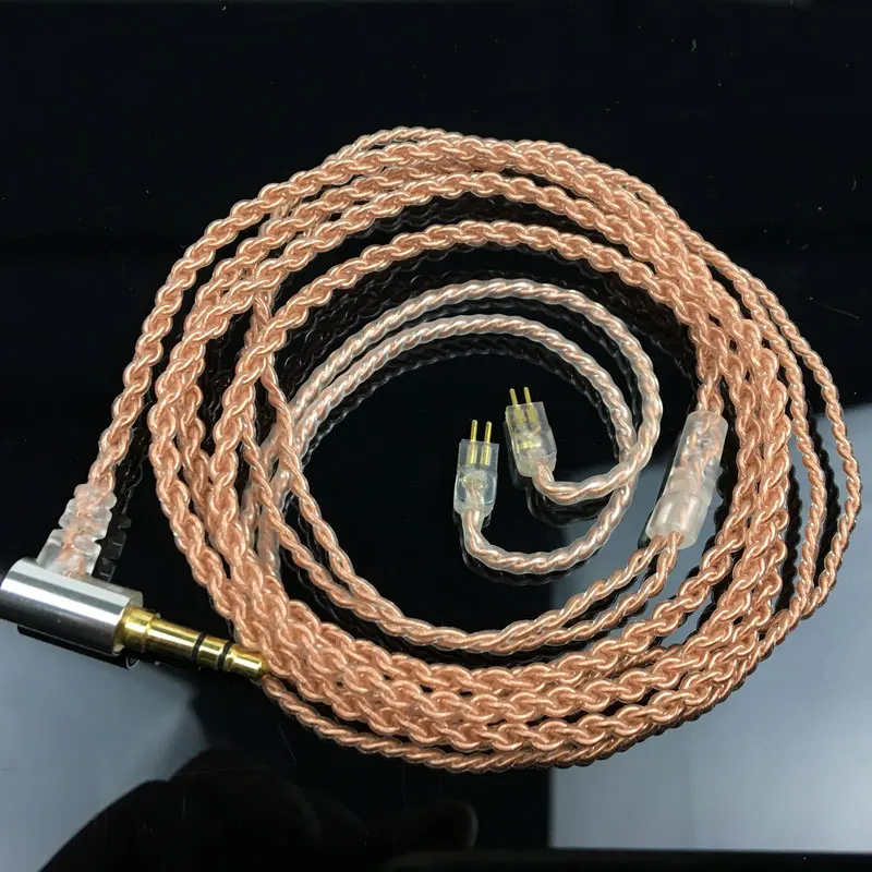 New 0.78mm 2 Pin Rose Gold Single Crystal Copper Upgrade Cable For Weston 1964 UE3X UE18 W4R Earphone Headset For iphone xr
New 0.78mm 2 Pin Rose Gold Single Crystal Copper Upgrade Cable For Weston 1964 UE3X UE18 W4R Earphone Headset For iphone xr