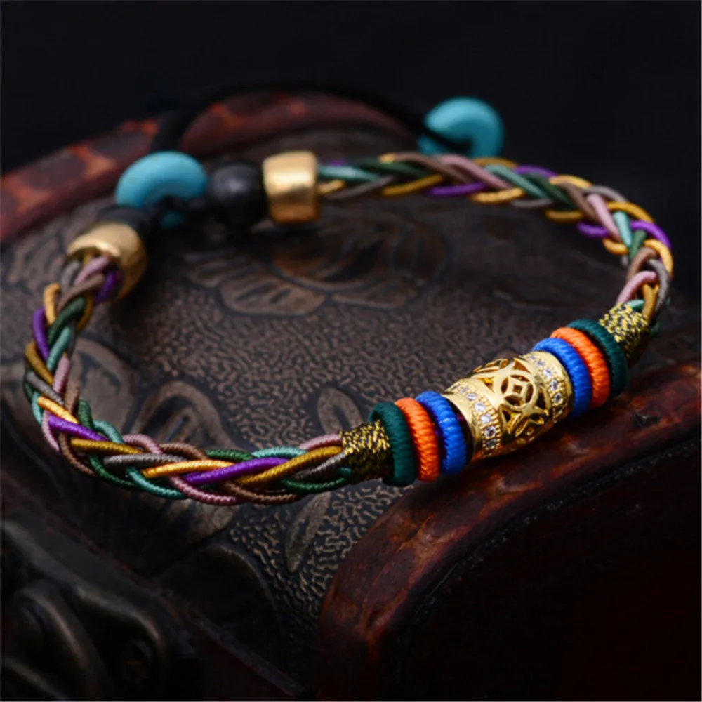 Hand-woven Female Colorful Eight-strand Safety Rope Bracelet Ethnic Transfer Luck Beads Charm Bracelet Fashion Jewelry Wholesale
Hand-woven Female Colorful Eight-strand Safety Rope Bracelet Ethnic Transfer Luck Beads Charm Bracelet Fashion Jewelry Wholesale