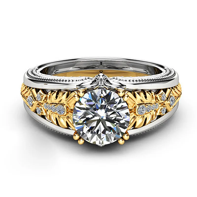 Luxury Male Female White Zircon Stone Ring Fashion Silver Gold Color Jewelry Vintage Wedding Engagement Rings For Men And Women
Luxury Male Female White Zircon Stone Ring Fashion Silver Gold Color Jewelry Vintage Wedding Engagement Rings For Men And Women