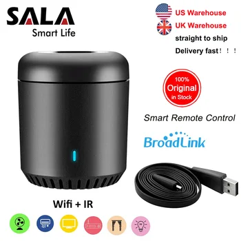 Broadlink RM Mini3 Smart Remote Control Smart Home Automation Intelligent WiFi IR 4G Wireless Controlled Work with Alexa Google
Broadlink RM Mini3 Smart Remote Control Smart Home Automation Intelligent WiFi IR 4G Wireless Controlled Work with Alexa Google