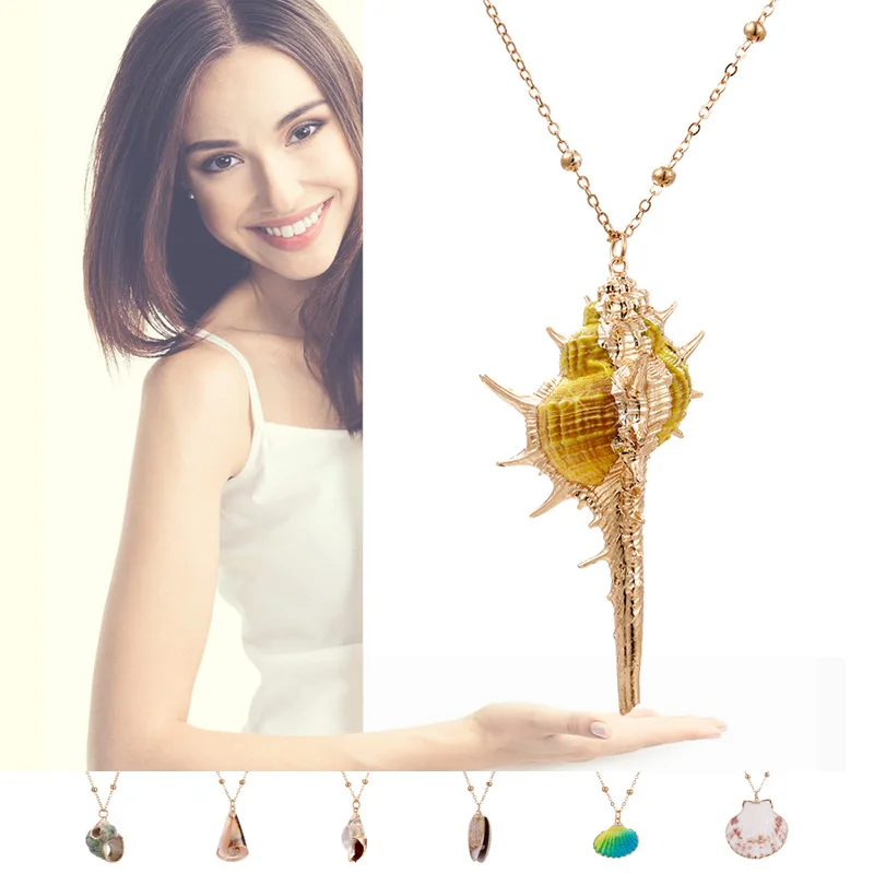 Natural Shell Conch Decoration Custom Necklace Choker Gold Chain Initial Necklace For Women Boho Beach Jewelry Girl Sisters Gift
Natural Shell Conch Decoration Custom Necklace Choker Gold Chain Initial Necklace For Women Boho Beach Jewelry Girl Sisters Gift