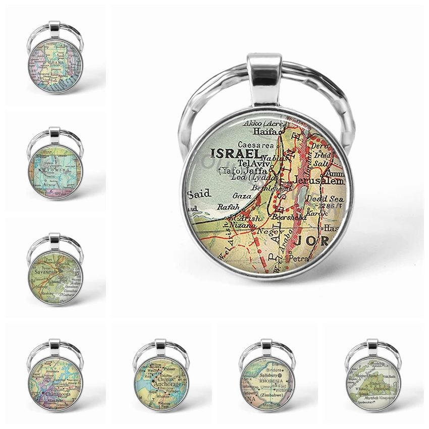 2018 Newest Metal Key Chains Handmade Vintage Israel World Map Earth Geography Key Chain Glass Dome Keychains for Men Women Gift
2018 Newest Metal Key Chains Handmade Vintage Israel World Map Earth Geography Key Chain Glass Dome Keychains for Men Women Gift