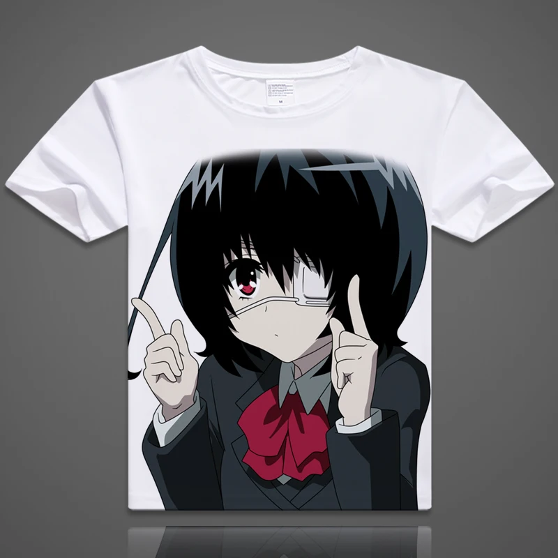 Japan Anime Another T-shirts Misaki Mei Printed Fancy T Shirt Short Sleeve Tees O-Neck Tops unisex Tees
Japan Anime Another T-shirts Misaki Mei Printed Fancy T Shirt Short Sleeve Tees O-Neck Tops unisex Tees
