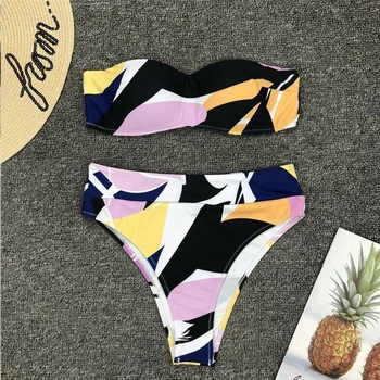 2019 New Sexy Womens Sleeveless Out Shoulder High Waisted Padded Swimwear Set Summer Casual Beachwear Swim Wear Suits HOT
2019 New Sexy Womens Sleeveless Out Shoulder High Waisted Padded Swimwear Set Summer Casual Beachwear Swim Wear Suits HOT