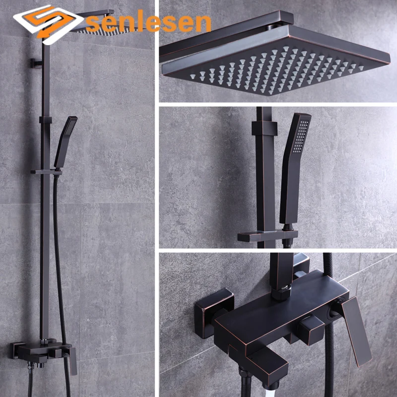 Senlesen Oil Rubbed Bronze Shower Faucet Wall Mount Bathroom Faucets Cold and Hot Single Mixer Tap Shower Set
Senlesen Oil Rubbed Bronze Shower Faucet Wall Mount Bathroom Faucets Cold and Hot Single Mixer Tap Shower Set