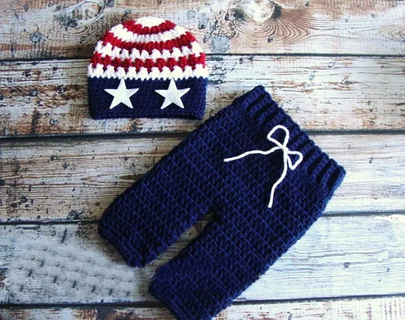 Free shipping lovely American style baby hat and pants baby sets,newborn crochet photography props 100% cotton
Free shipping lovely American style baby hat and pants baby sets,newborn crochet photography props 100% cotton